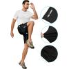 imageLittle Donkey Andy Mens Stretch Hiking Shorts Quick Dry Lightweight Athletic Shorts for Running HikingBlack