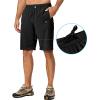 imageLittle Donkey Andy Mens Stretch Hiking Shorts Quick Dry Lightweight Athletic Shorts for Running HikingBlack