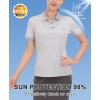 imageLittle Donkey Andy Womens Lightweight Sport Cool DRI UPF 50 Polo Shirt MoistureWicking Performance with 3ButtonsHeather Grey