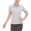imageLittle Donkey Andy Womens Lightweight Sport Cool DRI UPF 50 Polo Shirt MoistureWicking Performance with 3ButtonsHeather Grey