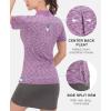 imageLittle Donkey Andy Womens Lightweight Sport Cool DRI UPF 50 Polo Shirt MoistureWicking Performance with 3ButtonsHeather Purple