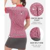 imageLittle Donkey Andy Womens Lightweight Sport Cool DRI UPF 50 Polo Shirt MoistureWicking Performance with 3ButtonsHeather Red