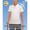 imageLittle Donkey Andy Womens Lightweight Sport Cool DRI UPF 50 Polo Shirt MoistureWicking Performance with 3ButtonsPure White