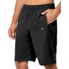 imageLittle Donkey Andy Mens Stretch Hiking Shorts Quick Dry Lightweight Athletic Shorts for Running HikingBlack