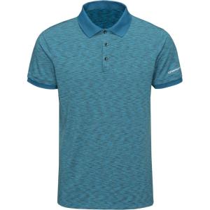 imageLittle Donkey Andy Mens Short Sleeve Polo Shirt Quick Dry Moisture Wicking Sun Protection Athletics Pullover Golf ShirtAzure Blue