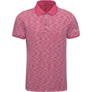 imageLittle Donkey Andy Mens Short Sleeve Polo Shirt Quick Dry Moisture Wicking Sun Protection Athletics Pullover Golf ShirtRose Red