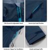 imageLittle Donkey Andy Womens Highperformance Waterproof Rain Jacket Rain Shell for Hiking TravelB3deep Bluehighperformance