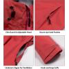 imageLittle Donkey Andy Womens Highperformance Waterproof Rain Jacket Rain Shell for Hiking TravelB4watermelon Redhighperformance