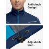 imageLittle Donkey Andy Mens Lightweight Softshell Vests Short Sleeve Jackets for Golfing Hiking RunningPure Blue