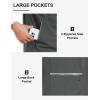 imageLittle Donkey Andy Mens Lightweight Softshell Vests Short Sleeve Jackets for Golfing Hiking RunningPure Grey