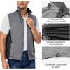 imageLittle Donkey Andy Mens Lightweight Softshell Vest Windproof Sleeveless Jacket for Running Hiking Cycling ReflctiveReflctive Grey