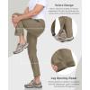 imageLittle Donkey Andy Mens Rain Waterproof Golf Pants for Men Lightweight Windproof Outdoor Fishing Hiking PantsBurnt Olive