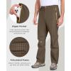 imageLittle Donkey Andy Mens Rain Waterproof Golf Pants for Men Lightweight Windproof Outdoor Fishing Hiking PantsCoffee Liqueur