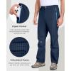 imageLittle Donkey Andy Mens Rain Waterproof Golf Pants for Men Lightweight Windproof Outdoor Fishing Hiking PantsPageant Blue