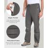imageLittle Donkey Andy Mens Rain Waterproof Golf Pants for Men Lightweight Windproof Outdoor Fishing Hiking PantsPewter