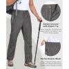 imageLittle Donkey Andy Mens Rain Waterproof Golf Pants for Men Lightweight Windproof Outdoor Fishing Hiking PantsPewter