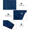 imageLittle Donkey Andy Womens Packable Rain Jacket Waterproof Lightweight Rain Coat with Hood for Golf CyclingClassic Blue