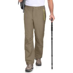 imageLittle Donkey Andy Mens Rain Waterproof Golf Pants for Men Lightweight Windproof Outdoor Fishing Hiking PantsBurnt Olive