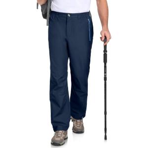 imageLittle Donkey Andy Mens Rain Waterproof Golf Pants for Men Lightweight Windproof Outdoor Fishing Hiking PantsPageant Blue