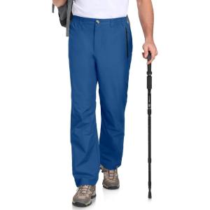 imageLittle Donkey Andy Mens Rain Waterproof Golf Pants for Men Lightweight Windproof Outdoor Fishing Hiking PantsVallarta Blue