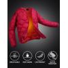 imageLittle Donkey Andy Womens Lightweight Puffer Jacket with Recycled Insulation Button Down Quilted CoatsRose
