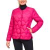 imageLittle Donkey Andy Womens Lightweight Puffer Jacket with Recycled Insulation Button Down Quilted CoatsRose