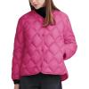 imageLittle Donkey Andy Womens Lightweight Puffer Jacket with Recycled Insulation Button Down Quilted CoatsRose