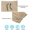 imageLittle Donkey Andy Mens Hiking Pants Lightweight Quick Dry Outdoor Running CargoCoco Khaki