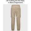 imageLittle Donkey Andy Mens Hiking Pants Lightweight Quick Dry Outdoor Running CargoCoco Khaki