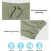 imageLittle Donkey Andy Mens Hiking Pants Lightweight Quick Dry Outdoor Running CargoLight Sage