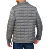 imageLittle Donkey Andy Mens Lightweight Quilted Puffer Jacket Windproof Thermal Winter Coat with Recycled InsulationBgrey