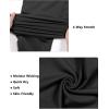 imageLittle Donkey Andy Mens Lightweight Tapered Joggers QuickDry Stretch Athletic Track Pants for Running Gym and Training1black