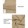 imageLittle Donkey Andy Mens Lightweight Tapered Joggers QuickDry Stretch Athletic Track Pants for Running Gym and Training5khaki