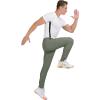 imageLittle Donkey Andy Mens Lightweight Tapered Joggers QuickDry Stretch Athletic Track Pants for Running Gym and Training6sage
