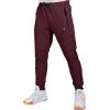 imageLittle Donkey Andy Mens Lightweight Tapered Joggers QuickDry Stretch Athletic Track Pants for Running Gym and Training7dark Red
