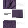 imageLittle Donkey Andy Womens Lightweight Packable Waterproof Rain Pants with Pockets for Hiking Travel FishingPurple