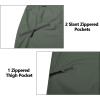 imageLittle Donkey Andy Womens Lightweight Waterproof Rain Pants Breathable Hiking Pants for Outdoor FishingA06 Military Olive
