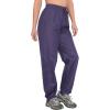 imageLittle Donkey Andy Womens Lightweight Packable Waterproof Rain Pants with Pockets for Hiking Travel FishingPurple