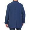 imageLittle Donkey Andy Mens Waterproof MidLength Trench Coat Lightweight Long Rain Coat Single Breasted OvercoatBlue Heather