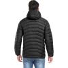 imageLittle Donkey Andy Mens Warm Waterproof Puffer Jacket Hooded Windproof Winter Coat with Recycled InsulationBlack