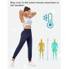 imageLittle Donkey Andy Womens Stretch Joggers with Pockets QuickDry Lightweight Running Pants for WomenDark Blue