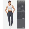 imageLittle Donkey Andy Womens Stretch Joggers with Pockets QuickDry Lightweight Running Pants for WomenDark Grey