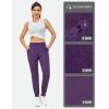 imageLittle Donkey Andy Womens Stretch Joggers with Pockets QuickDry Lightweight Running Pants for WomenDark Purple
