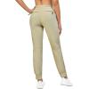 imageLittle Donkey Andy Womens Stretch Joggers with Pockets QuickDry Lightweight Running Pants for WomenKhaki