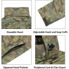 imageLittle Donkey Andy Mens Waterproof Rain Jacket Outdoor Lightweight Rain Shell Coat for HikingGolfTravelA18jungle Camouflage