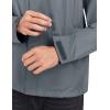 imageLittle Donkey Andy Mens Waterproof Rain Jacket Outdoor Lightweight Rain Shell Coat for HikingGolfTravelA3gray
