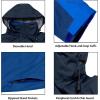 imageLittle Donkey Andy Mens Waterproof Rain Jacket Outdoor Lightweight Rain Shell Coat for HikingGolfTravelB5blueDeep Blue