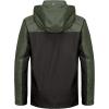 imageLittle Donkey Andy Mens Waterproof Rain Jacket Outdoor Lightweight Rain Shell Coat for HikingGolfTravelB6blackArmy Green