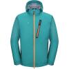 imageLittle Donkey Andy Mens Waterproof Rain Jacket Outdoor Lightweight Rain Shell Coat for HikingGolfTravelD2blueultra Lightweight