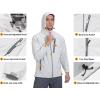 imageLittle Donkey Andy Mens Waterproof Rain Jacket Outdoor Lightweight Rain Shell Coat for HikingGolfTravelD3grayultra Lightweight